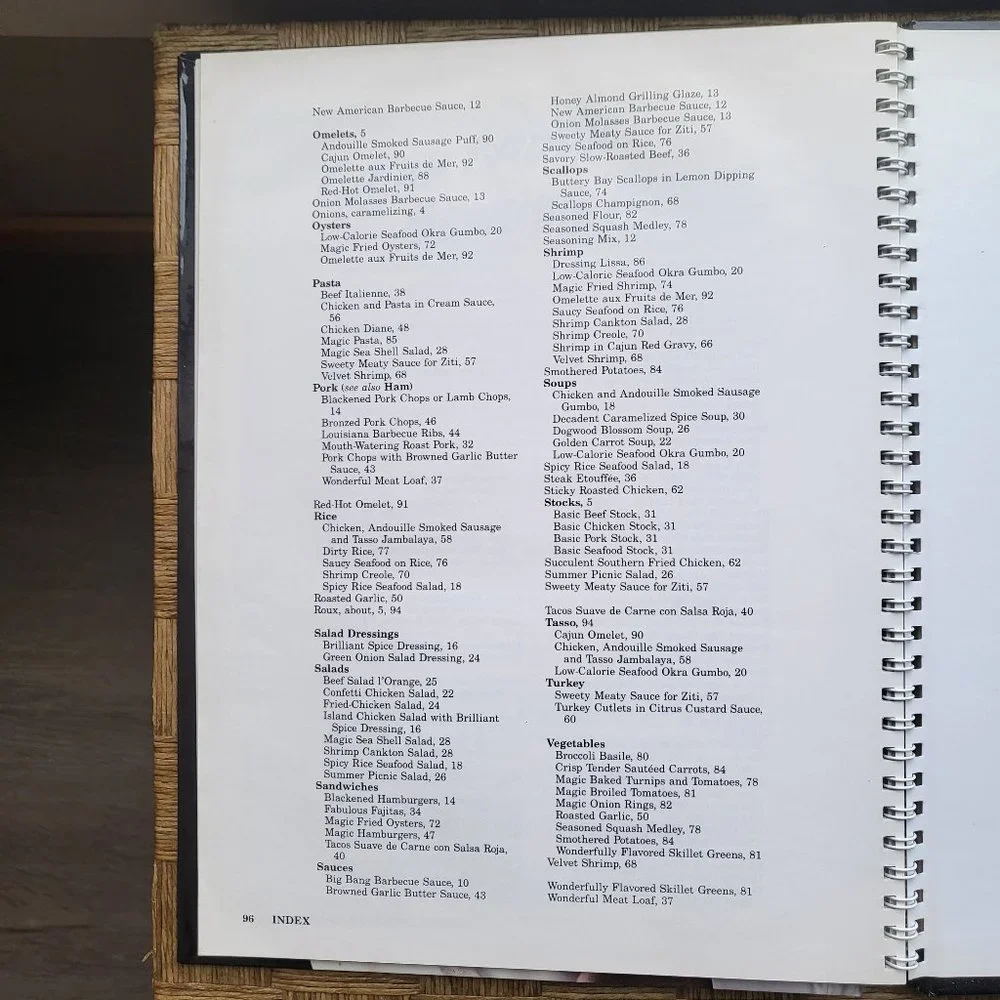 Vintage Louisiana Cajun Magic Cookbook